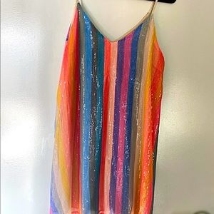 Retro sequin mini dress